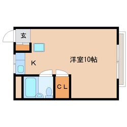 西ノ京駅 徒歩5分 2階の物件間取画像